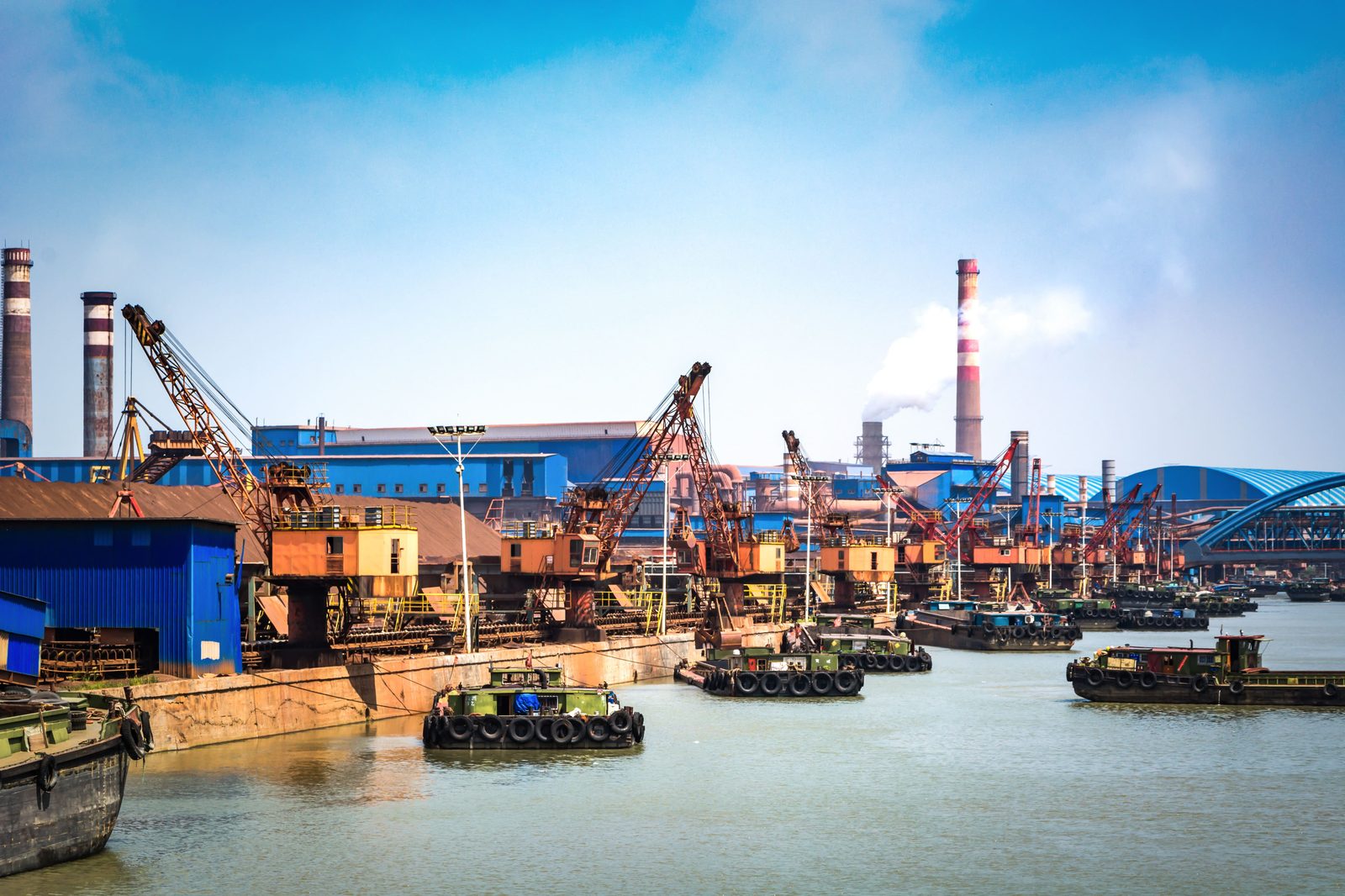Industrial engineering and marine logistics facility